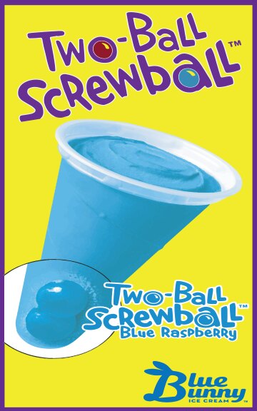 Two Ball Screwball - Blue Raspberry