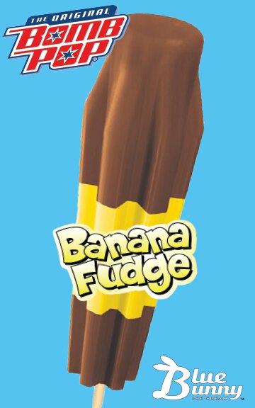 Banana Fudge Bomb Pop